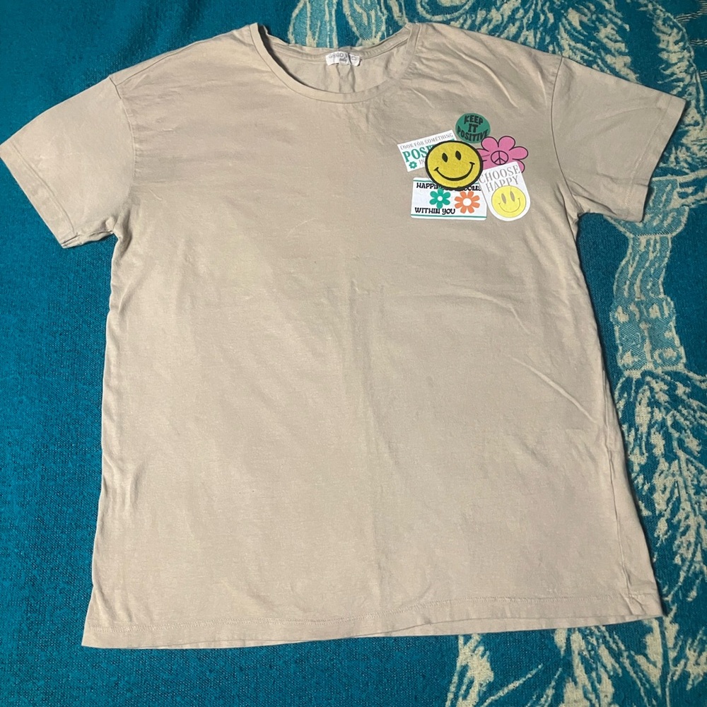 EARTHBOUND Hippy Patch Front & Back Print Design T ShirtNEW